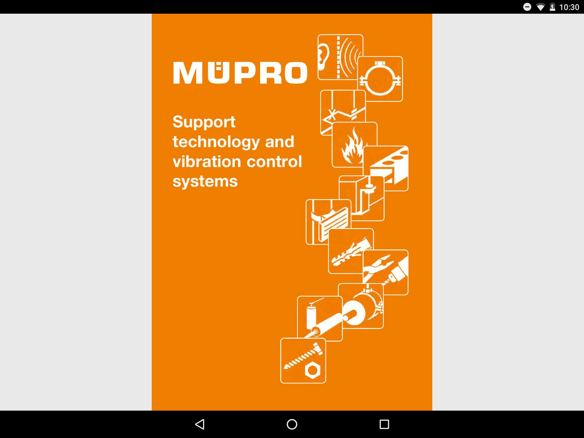 MÜPRO Catalogue App screenshot